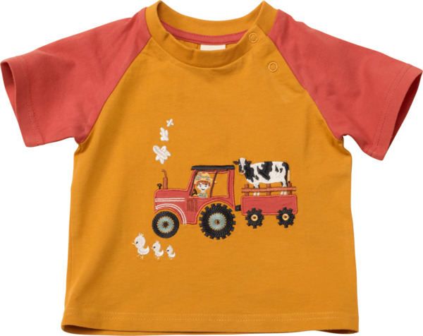 Bild 1 von ALANA Baby Shirt, Gr. 80, aus Bio-Baumwolle, gelb, rot