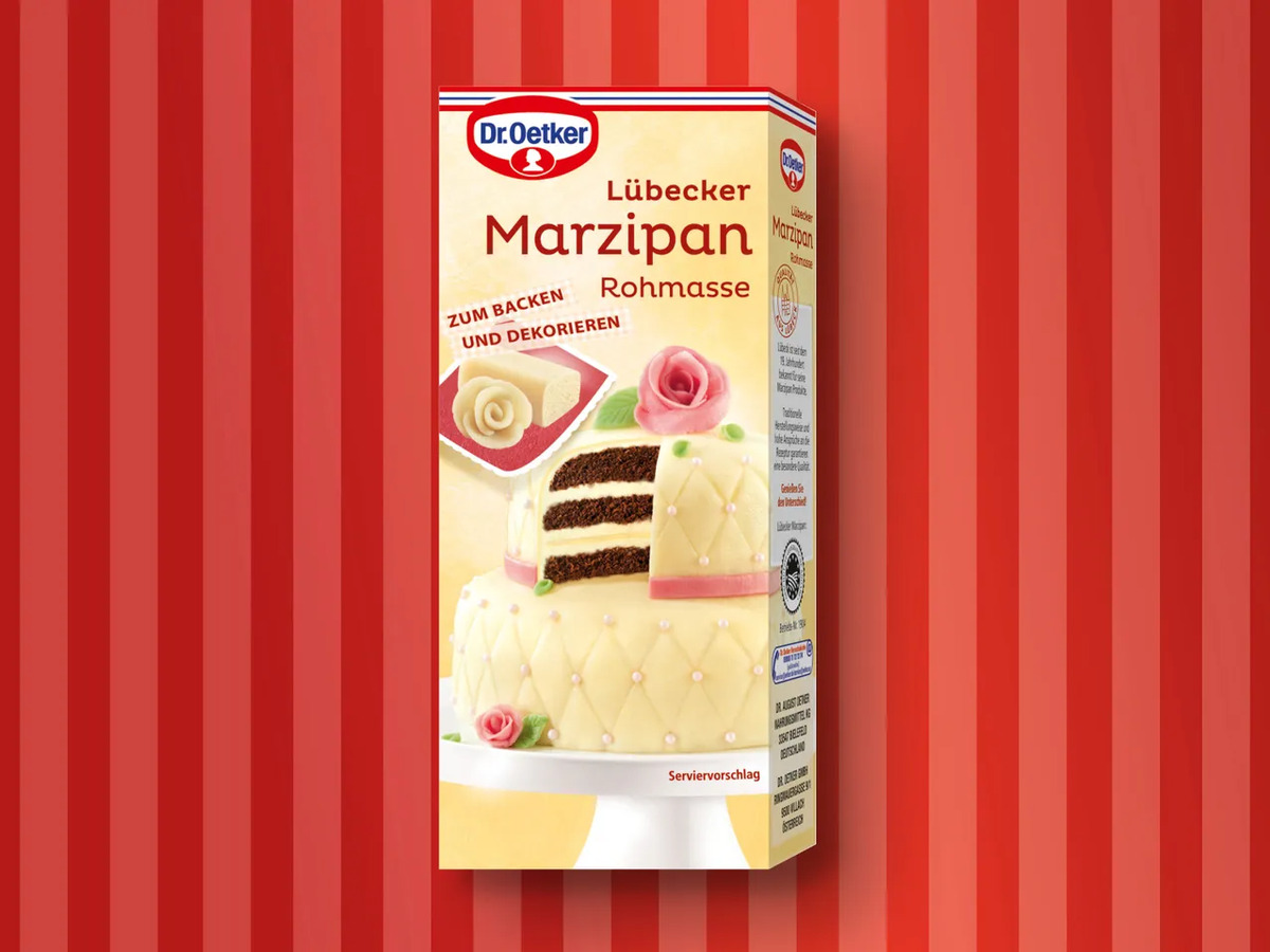 Bild 1 von Dr. Oetker Lübecker Marzipan Rohmasse, 
         200 g