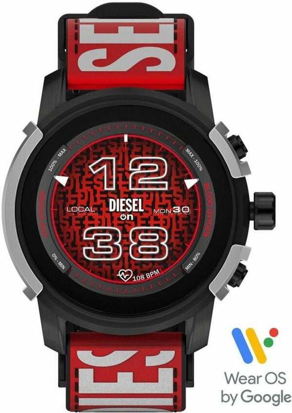 Bild 1 von DIESEL ON Diesel Griffed, DZT2041 Smartwatch (Wear OS by Google), Schwarz