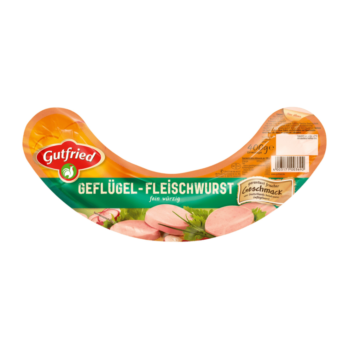 GUTFRIED Geflügel-Fleischwurst von ALDI Nord ansehen!