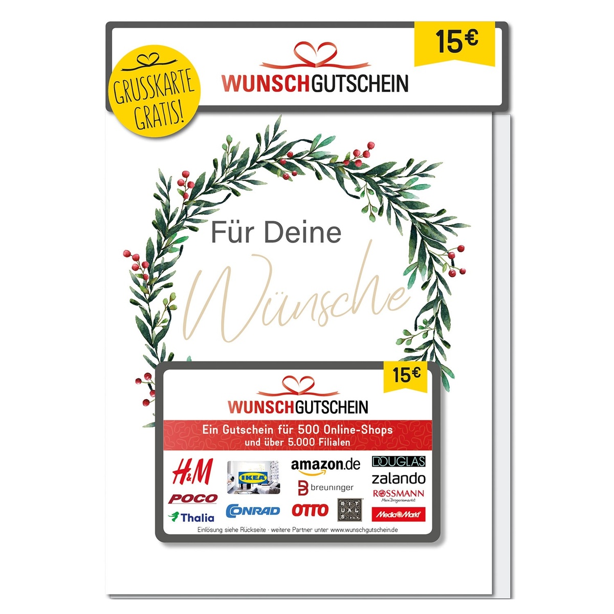 Bild 2 von Wunschgutschein 15 €