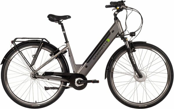 Bild 1 von SAXONETTE E-Bike COMFORT PLUS 4.0, 7 Gang Shimano, Nabenschaltung, Frontmotor, 418 Wh Akku, Silberfarben