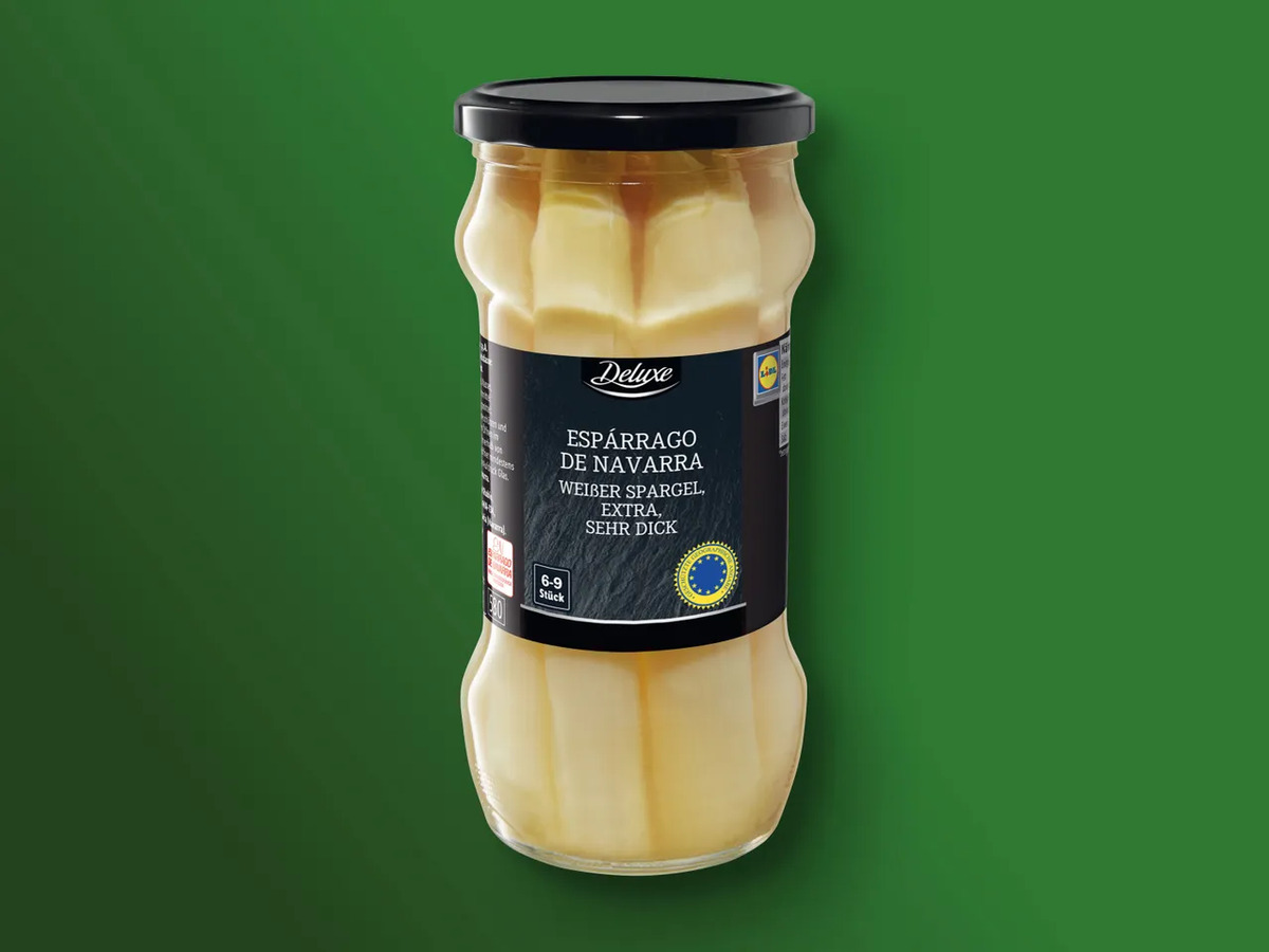Bild 1 von Deluxe Weißer Spargel, 
         530 g; Abtropfgewicht: 325 g
