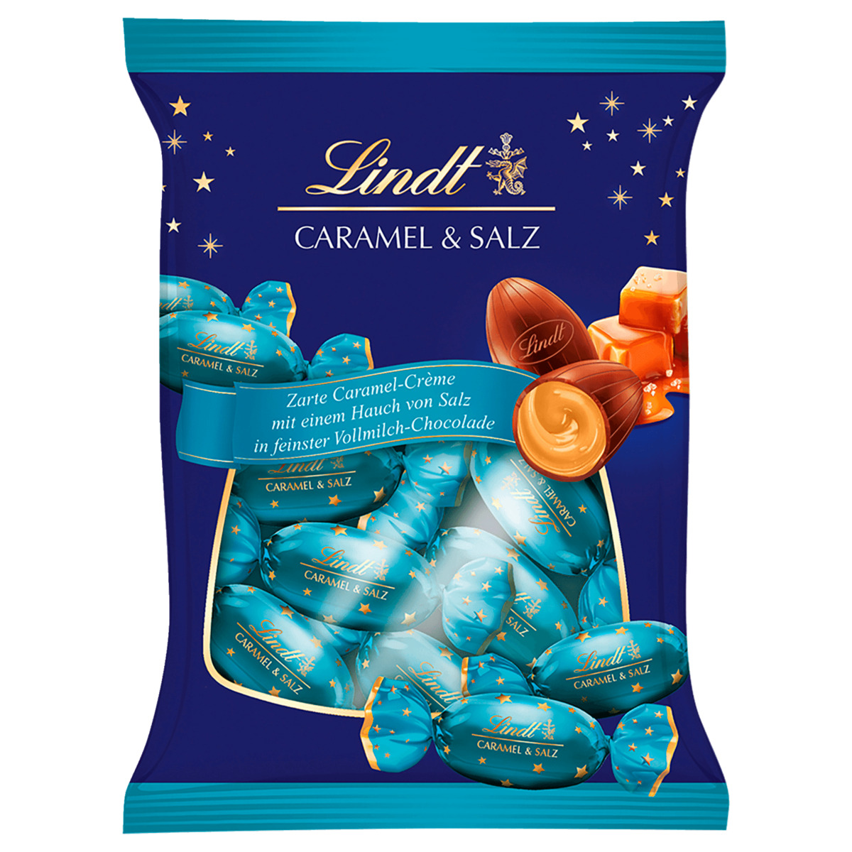 Bild 1 von Lindt Zapfen Caramel & Salz 101g