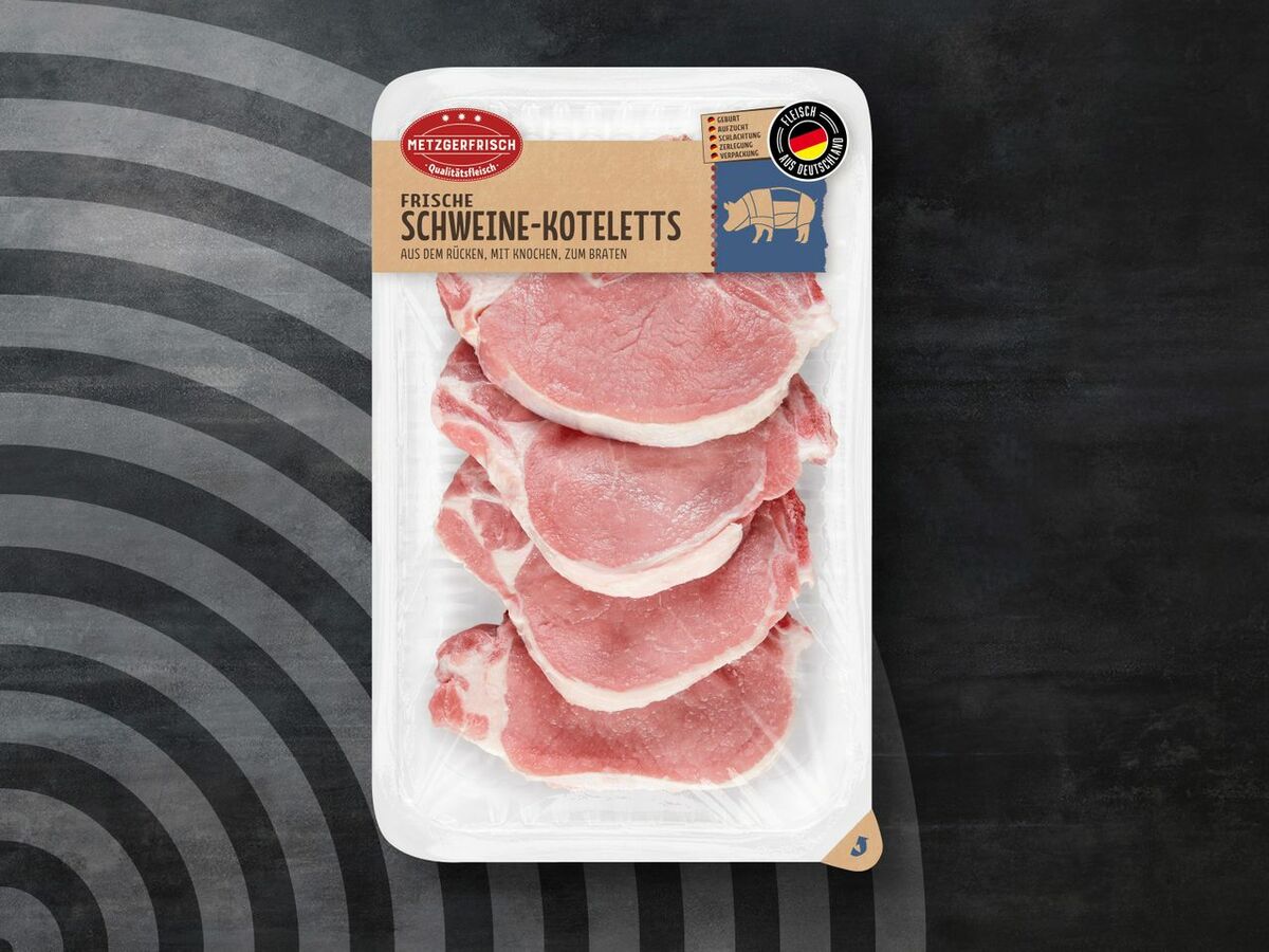 Metzgerfrisch Frische Schweine-Koteletts, 700 g von Lidl ansehen!
