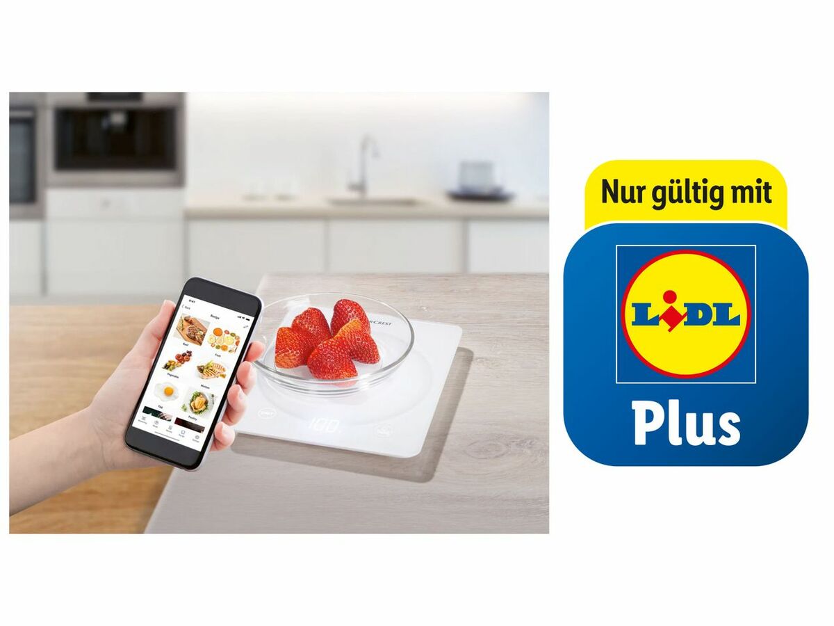 Bild 2 von SILVERCREST® KITCHEN TOOLS Küchenwaage Smart, 
         Stück