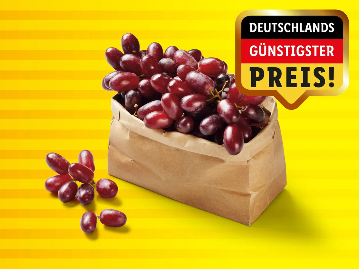 Bild 1 von Trauben rot, kernlos, 
         500 g