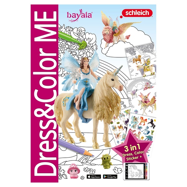 Bild 1 von Mal- und Stickerbuch „Dress & Color Me“