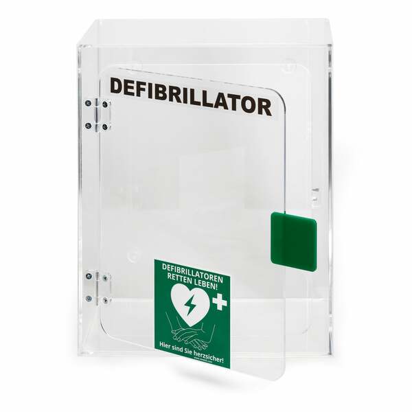 Bild 1 von MEDX5 Defibrillator (AED) Wandkasten mit Alarm, für HeartSine Geräte, Plexiglas