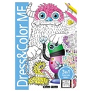 Bild 3 von Mal- und Stickerbuch „Dress & Color Me“
