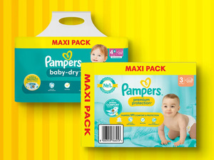 Pampers Premium Protection/Baby-Dry, 
         102/94/76/124 Stück