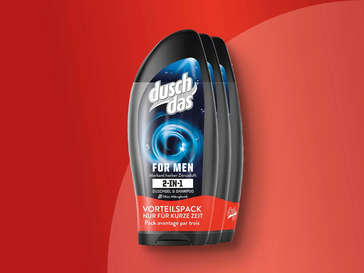 Bild 1 von Duschdas Duschbad, 
         3x 225 ml