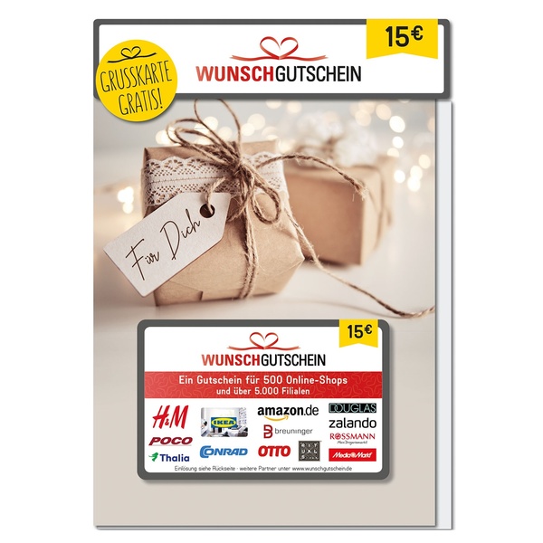 Wunschgutschein 15 € Von ALDI SÜD Ansehen!