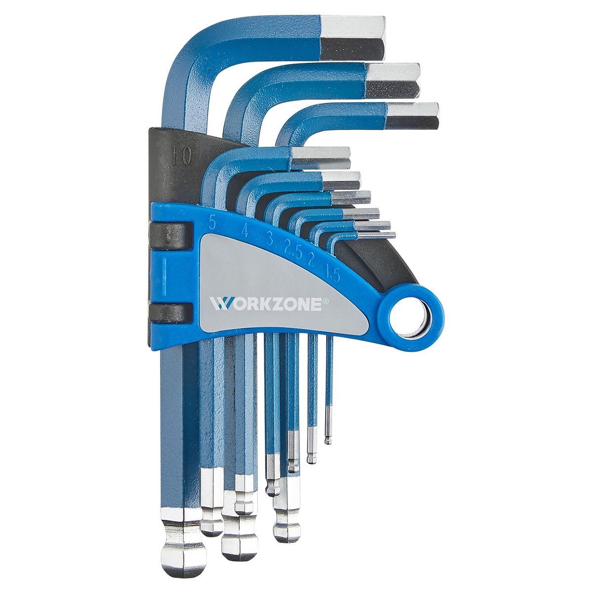 Bild 1 von WORKZONE Innensechskantschlüssel-Satz, 9er-Set