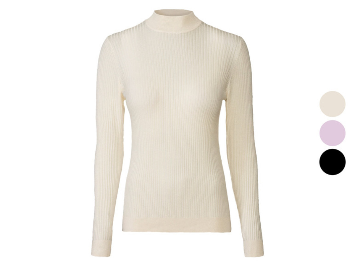 Bild 1 von esmara® Damen Pullover aus modischem Strukturstrick in Rippoptik