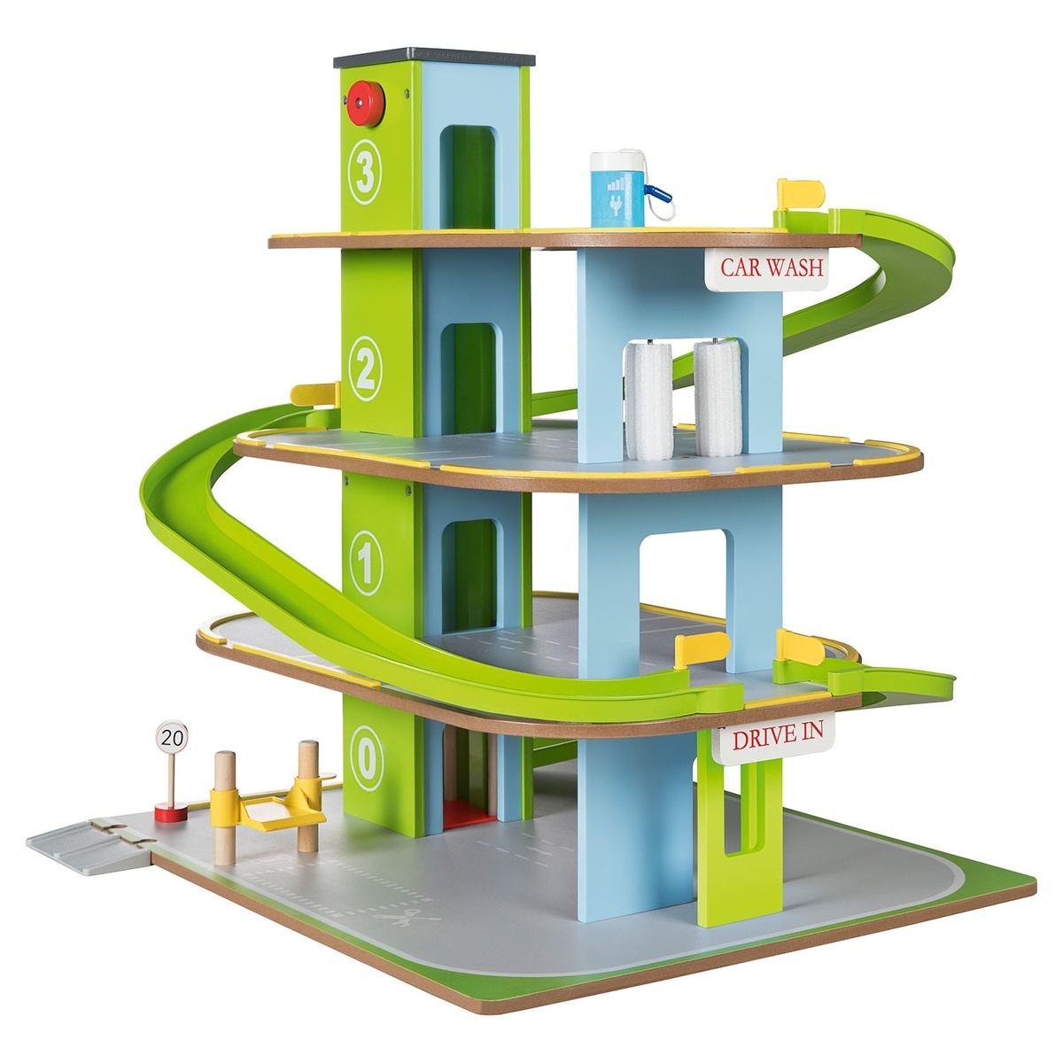 Bild 1 von PLAYLAND Holz-Parkhaus