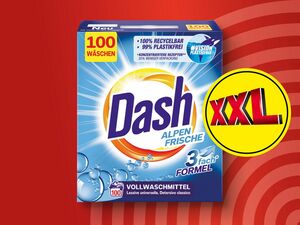 Dash Waschmittel 100 Wäschen XXL, 
         6 kg/5 l