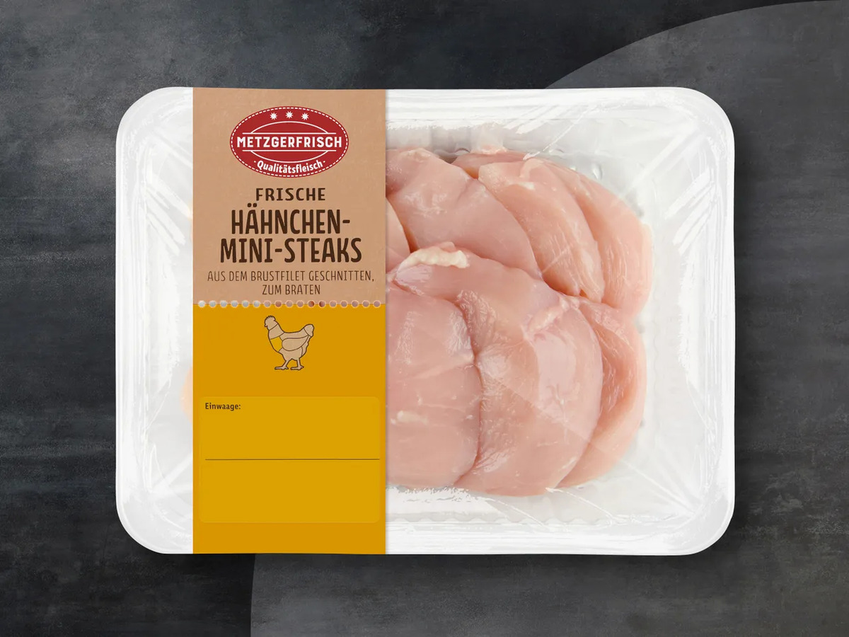 Metzgerfrisch Frische Hähnchen-Mini-Steaks, 800 g im Angebot – Aktuelle ...