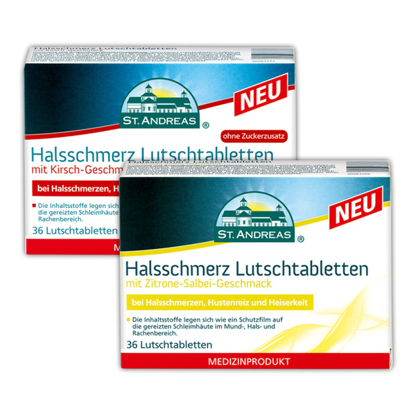 Bild 1 von St. Andreas Halsschmerz Lutschtabletten