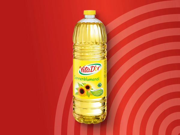 Bild 1 von Vita D'or Sonnenblumenöl, 
         1 l