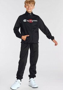 Champion Trainingsanzug Full Zip Tracksuit - für Kinder (2-tlg), Schwarz