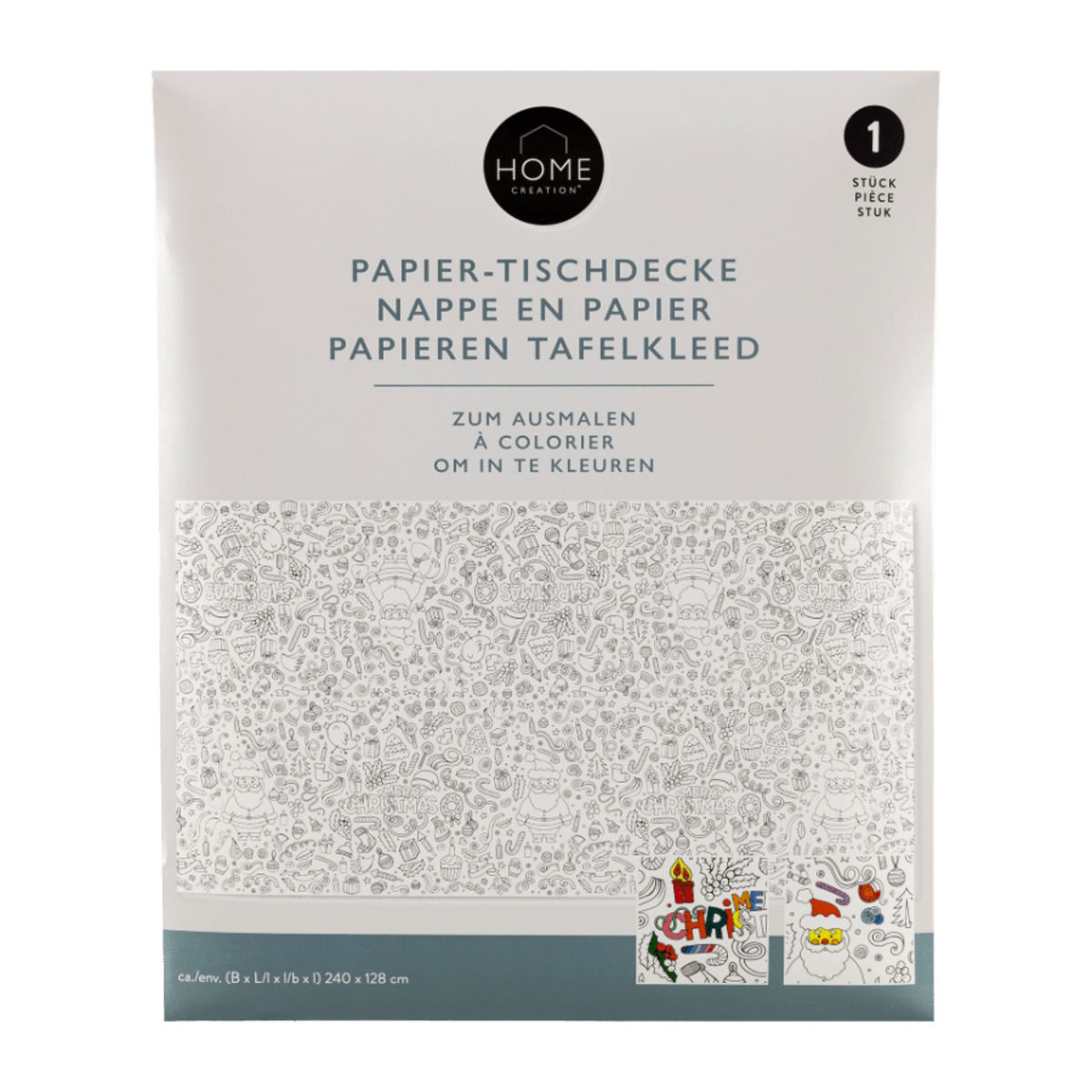 Bild 2 von HOME CREATION Papier-Tischdecke