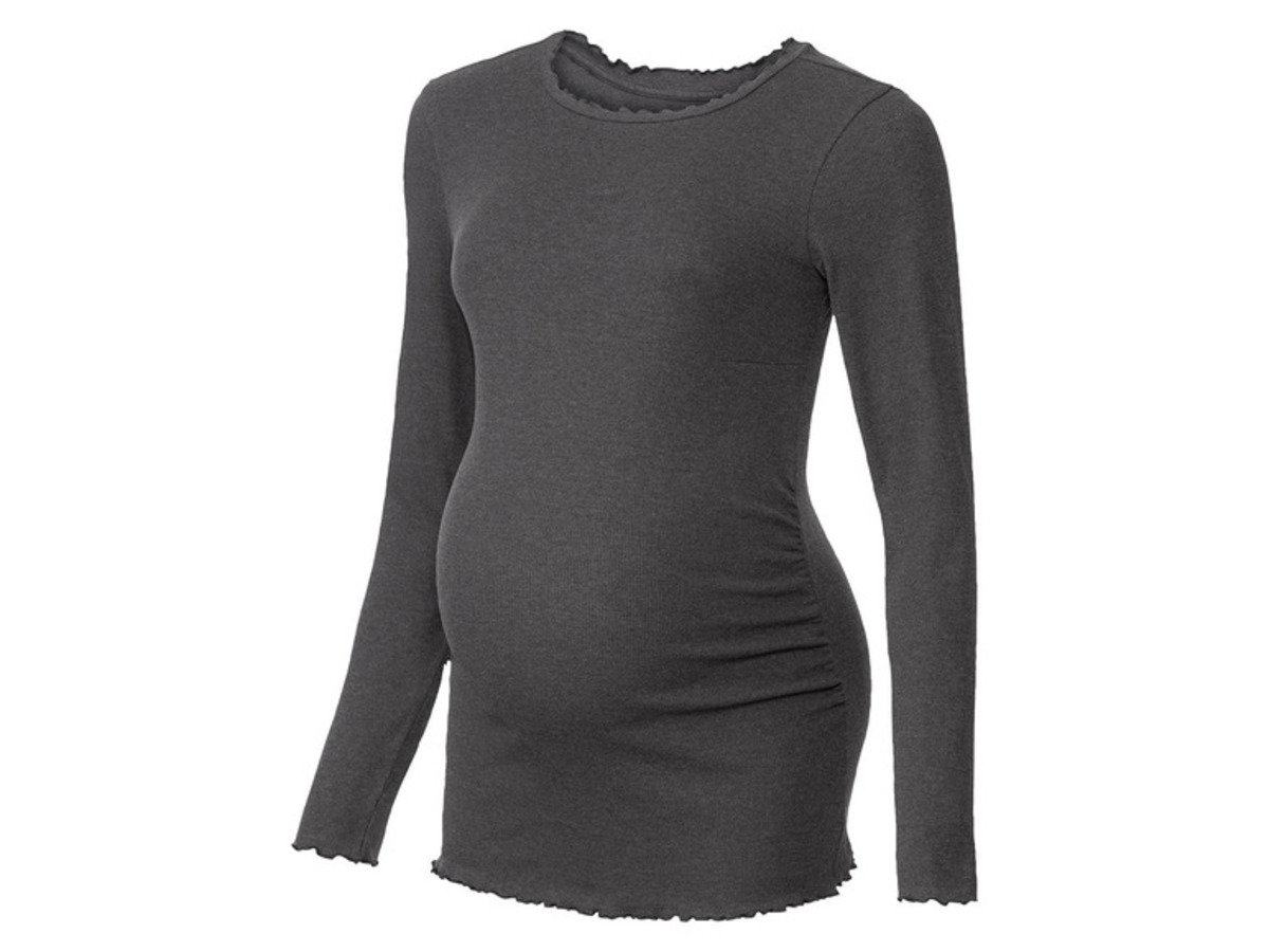 Bild 2 von esmara® Damen Umstandslangarmshirt mit seitlicher Raffung