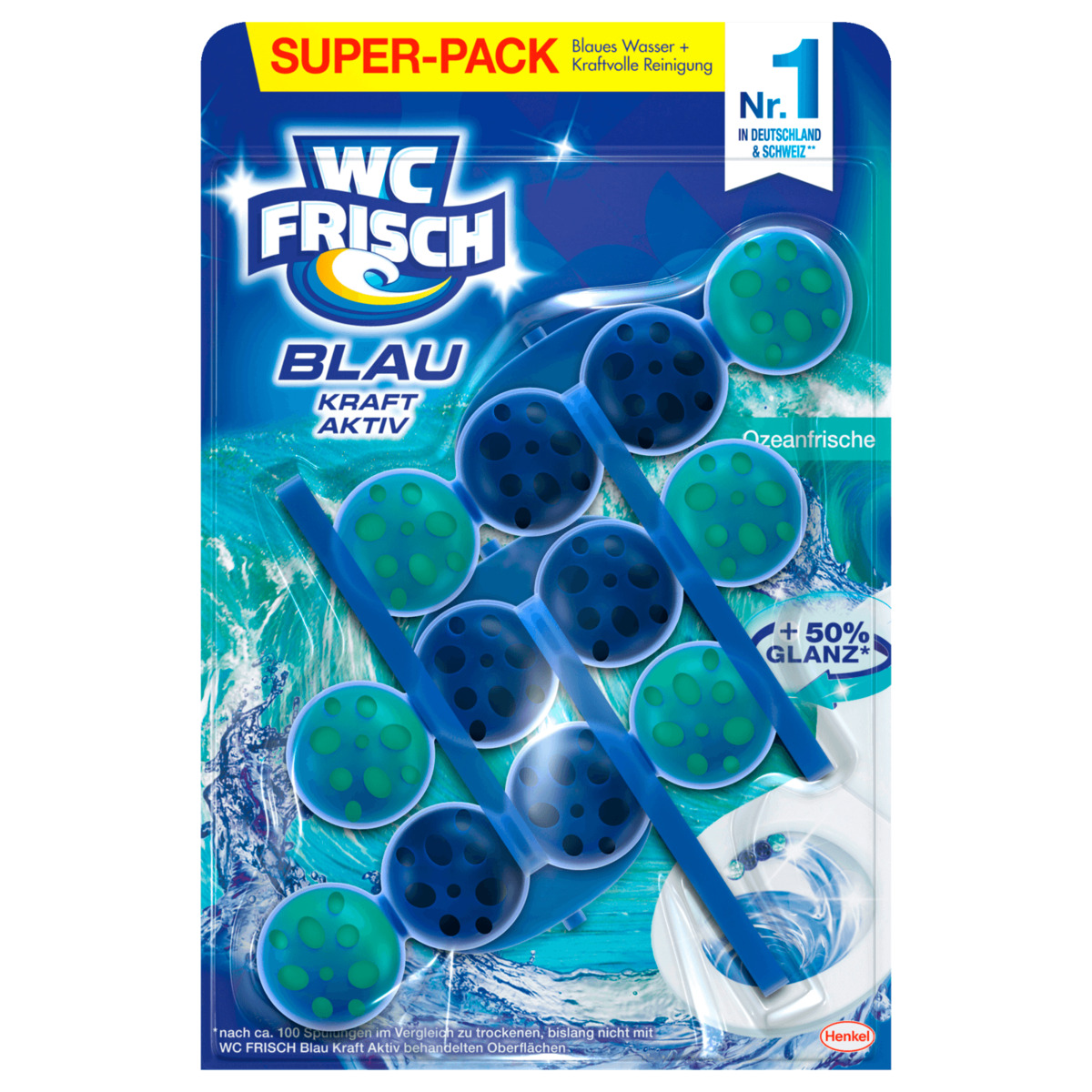 Bild 1 von WC Frisch Kraft Aktiv Blau Ozeanfrische 150g