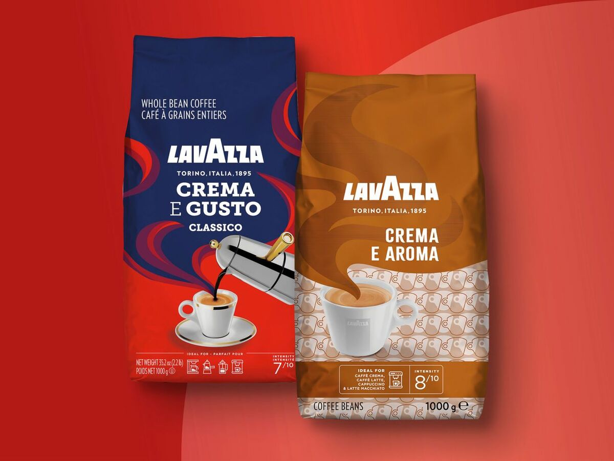 Lavazza Caffè Ganze Bohnen, 1 kg von Lidl ansehen!