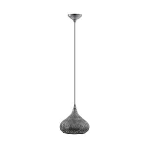 Eglo Hängeleuchte Melilla, Silber, Metall, bauchig,bauchig, 110 cm, Lampen & Leuchten, Leuchtenserien