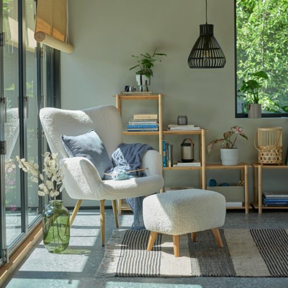 Bild 2 von Pouf VILDSUND 52x41 dunkelgrau