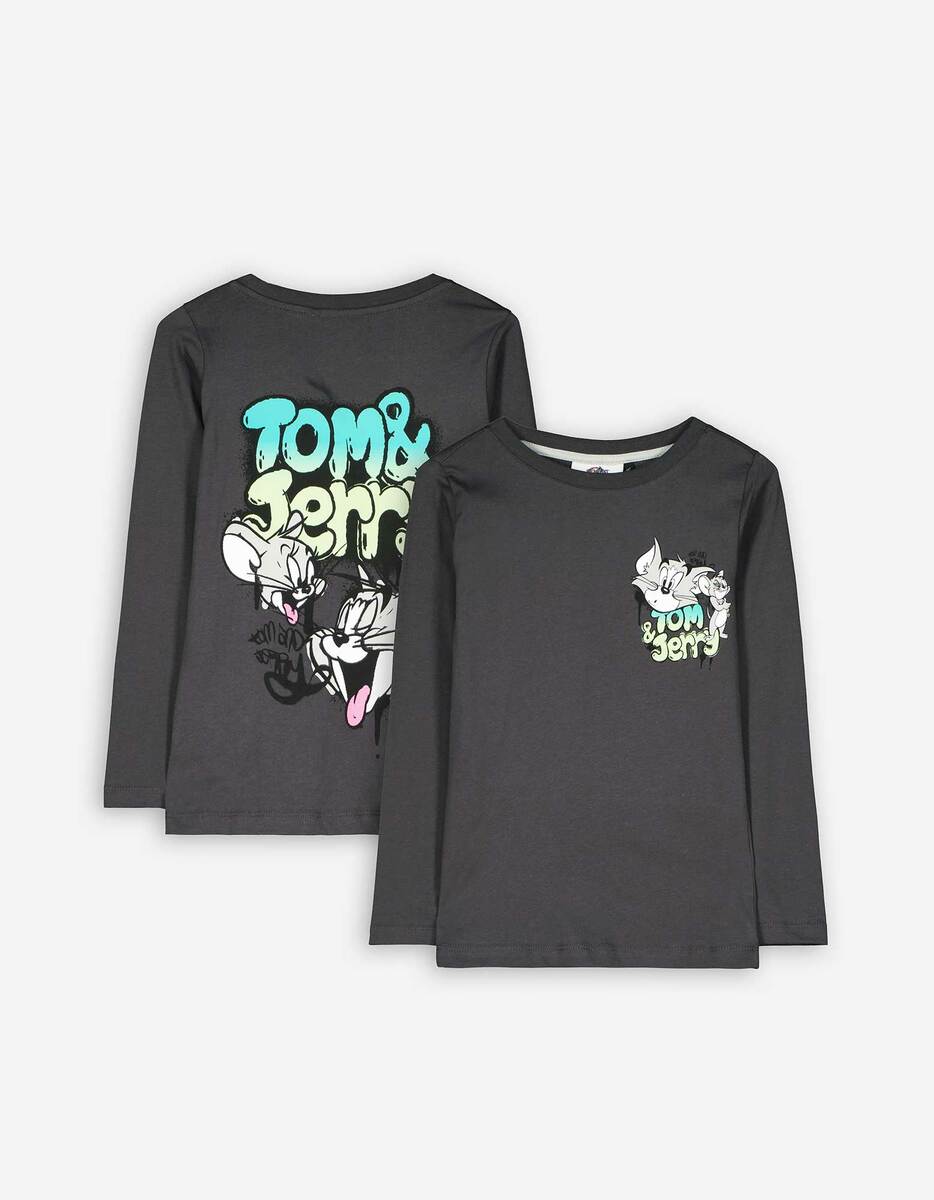 Tom & Jerry Happy Together Langarmshirt - Offizielles Warner Bros Merchandise