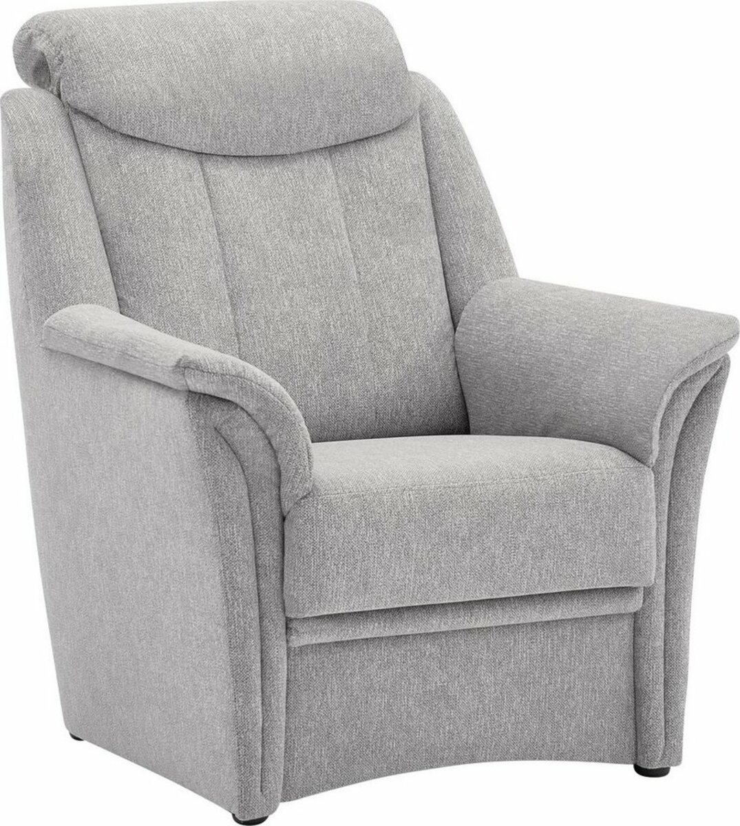 Bild 1 von VILLA BECK Sessel Lugano, inklusive Kopfteilverstellung, in Sitzhöhe 49 cm, Grau
