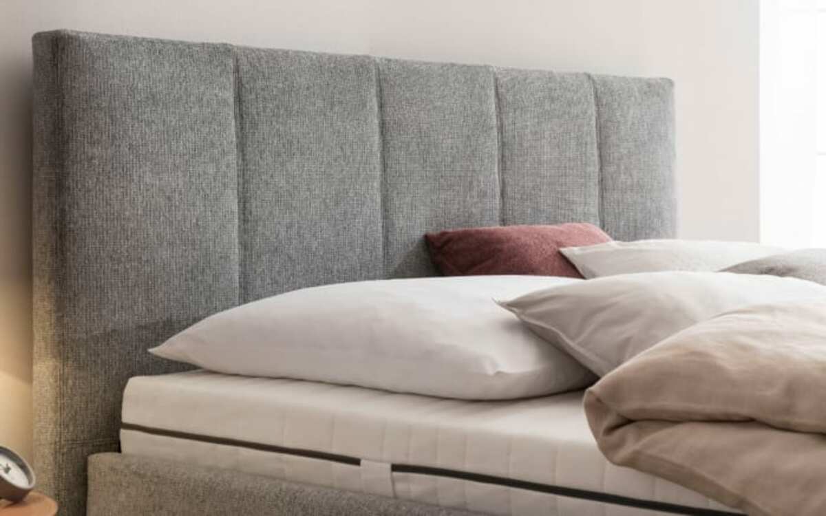 Bild 2 von Mondo - Polsterbett Barell, Aragon grau, 180 x 200 cm