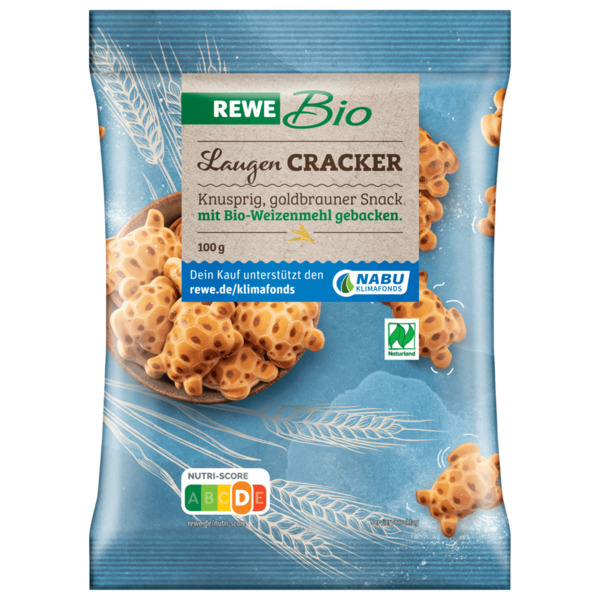 Bild 1 von REWE Bio Laugen Cracker