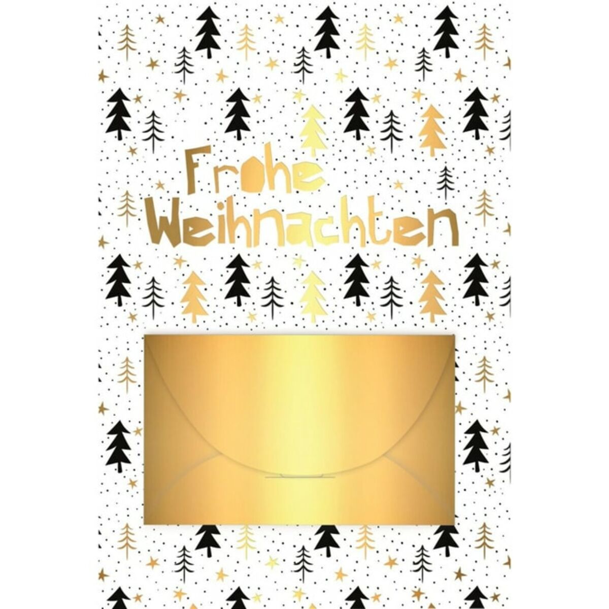 Bild 1 von Weihnachtskarte mit Geldfach - Frohe Weihnachten