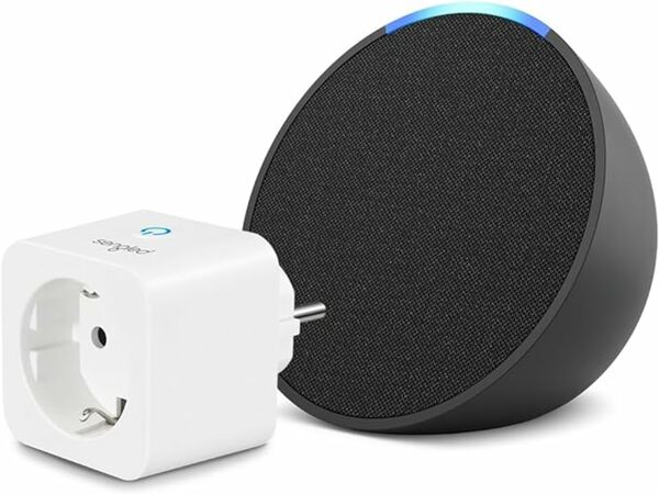 Bild 1 von Echo Pop | Anthrazit + Sengled Smart Plug, Funktionert mit Alexa - Smart Home-Einsteigerpaket
