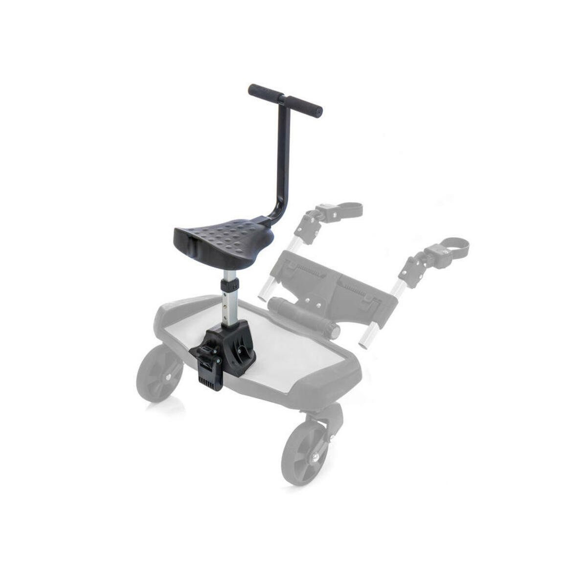 Bild 1 von Jimmylee Mitfahrbrettsitz, Schwarz, Metall, 24x18x46 cm, Kinderwagen, Kinderwagenzubehör