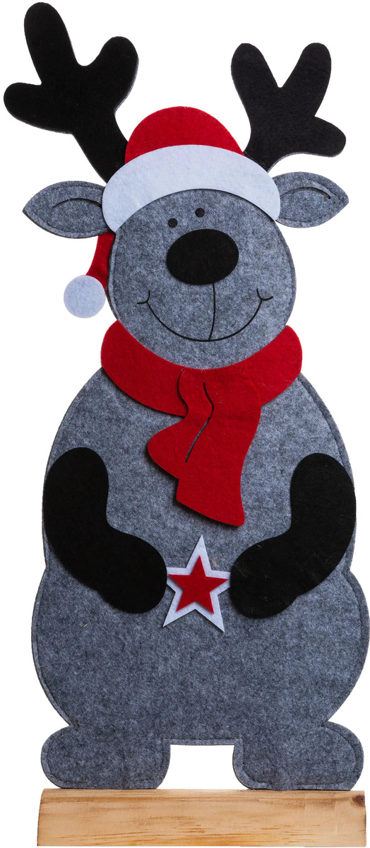 Bild 1 von TrendLine Deko Elch Filz 25 x 8 x 61 cm