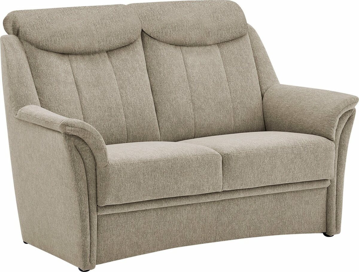 Bild 1 von VILLA BECK 2-Sitzer Lugano, 1 Teile, inklusive Kopfteilverstellung und in Sitzhöhe 49 cm, Beige