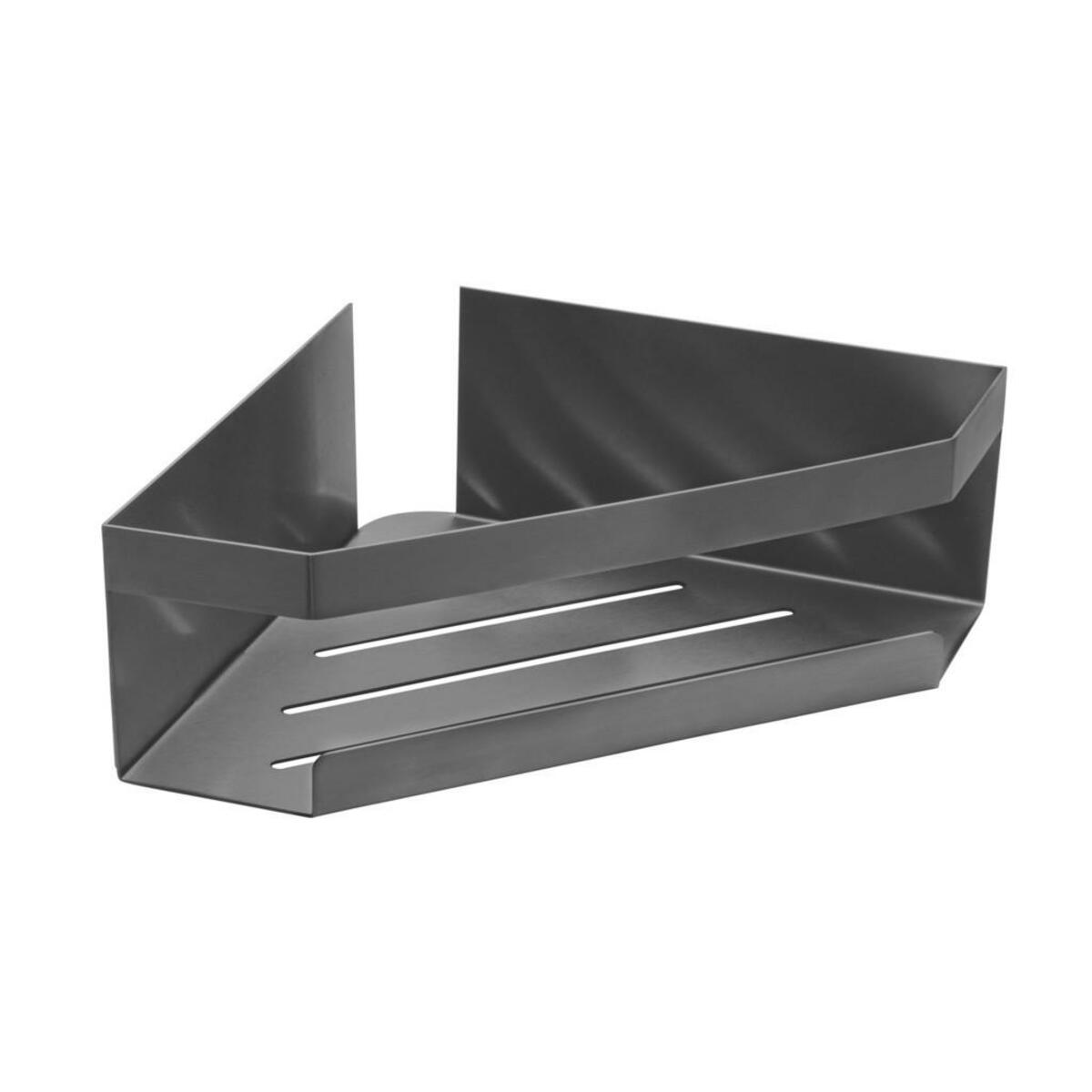 Bild 1 von Schöner Wohnen Duschablage Meleto, Grau, Metall, eckig, 28.5x8x18 cm, Badaccessoires, Duschzubehör, Duschregal