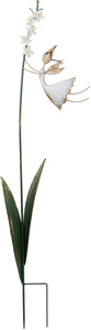 TrendLine Gartenstecker Blume aus Metall 40 x 6 x 115 cm