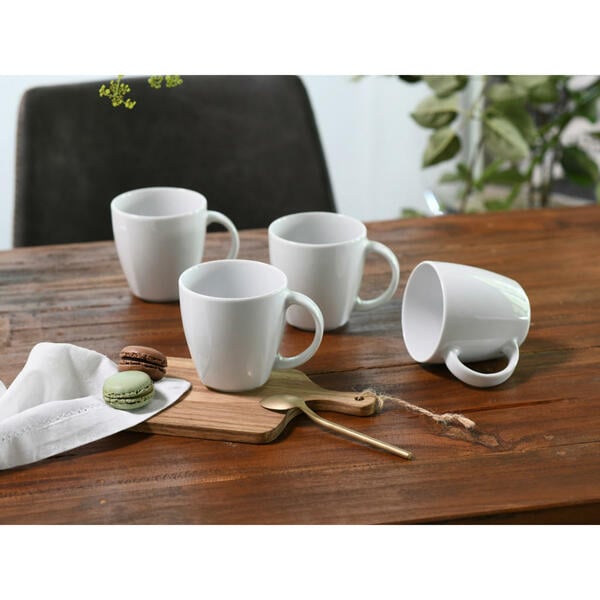 Bild 1 von Creatable Kaffeebecherset Victoria weiss, Weiß, Keramik, 6-teilig, 300 ml, Kaffee & Tee, Tassen, Kaffeetassen-Sets