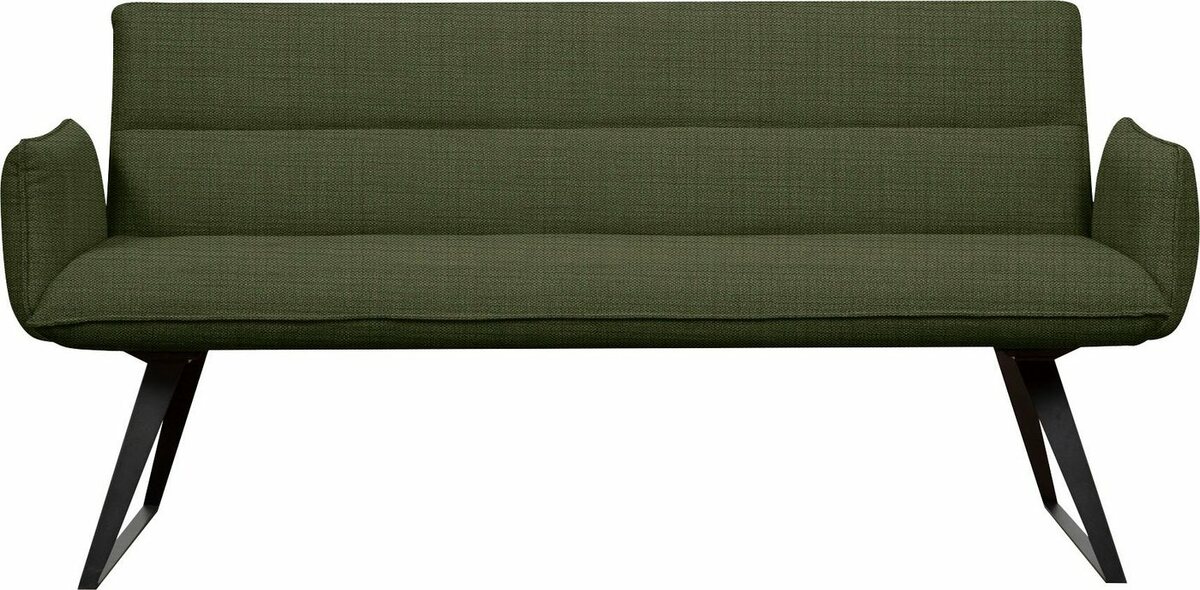 Bild 1 von Home affaire Bank Preston, Mit Armlehnen, ohne Kissen, Grün