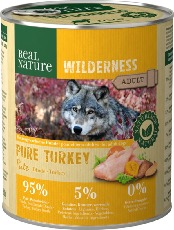 Bild 1 von REAL NATURE WILDERNESS Adult Pure Turkey 12x800 g