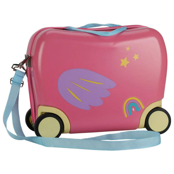 Bild 1 von Kindertrolley, Mehrfarbig, Kunststoff, 22x33 cm, female, Freizeit, Unterwegs, Reisegepäck