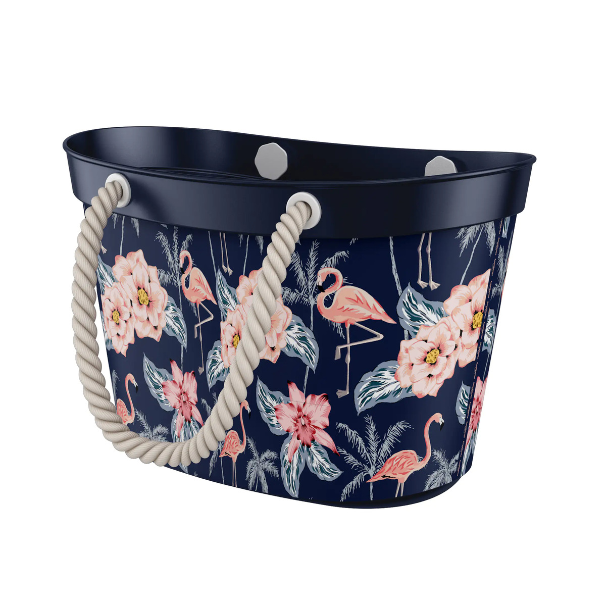 Bild 1 von Einkaufstasche Shopper Flamingo mit Baumwollhenkel
