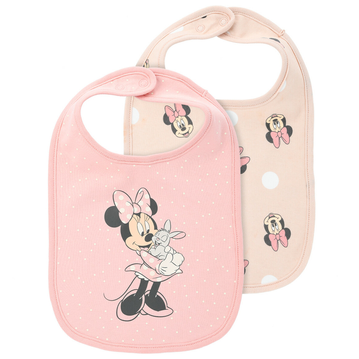 Bild 1 von 2 Minnie Maus Lätzchen im Set ROSA / BEIGE