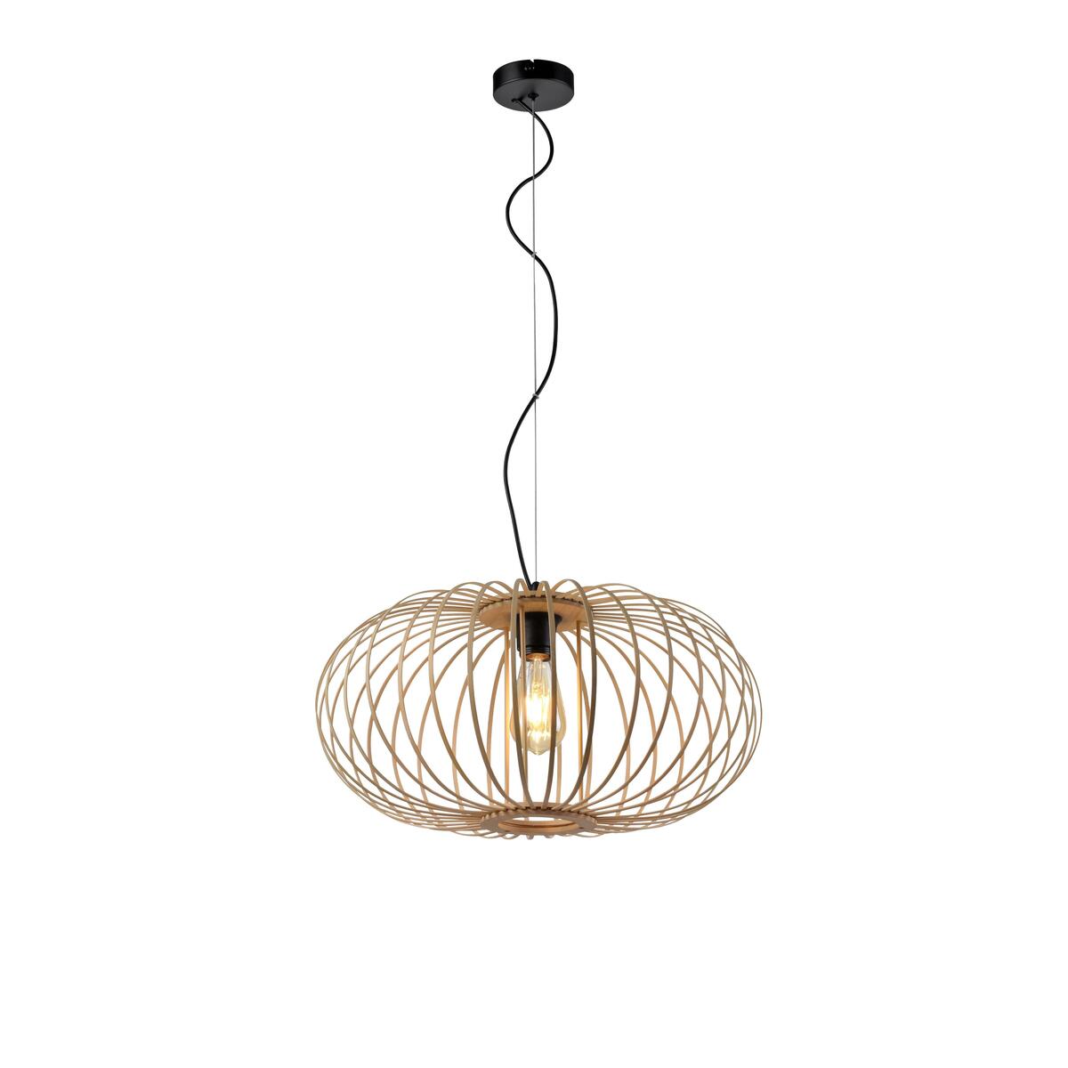 Bild 1 von LED-Hängeleuchte Racoon in Naturfarben max. 40 Watt