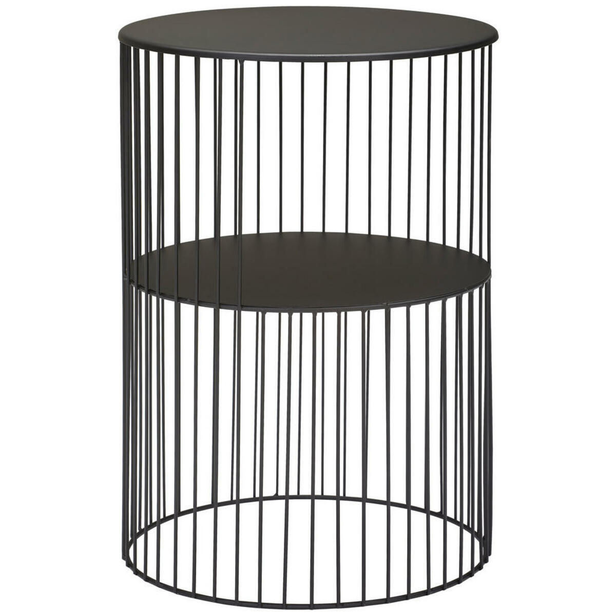 Bild 1 von Landscape Beistelltisch, Schwarz, Metall, rund, Rundrohr, rund, 39x55 cm, Bsci, Wohnzimmer, Wohnzimmertische, Beistelltische